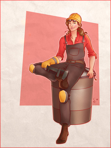 Team Fortress 2 - Фан-арт по TF2: girls...