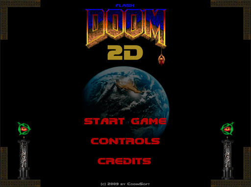 Doom II - Игры на флэше - Doom Triple Pack и Flash-DooM 2D