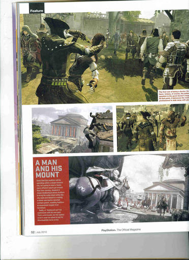 Assassin’s Creed: Братство Крови - Сканы Assassin’s Creed: Brotherhood из PlayStation Magazine 