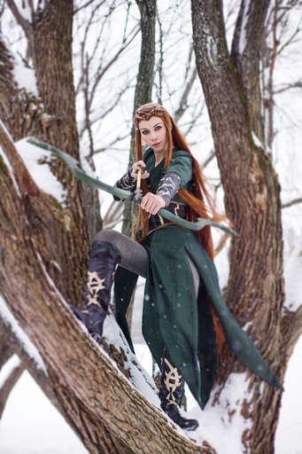 Про кино - Cosplay - Tauriel the hobbit desolation of Smaug