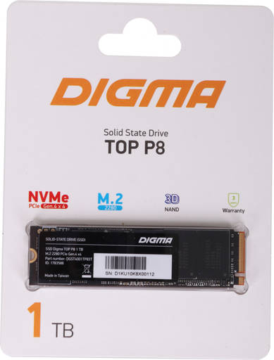 Игровое железо - Емкие и производительные: флагманские SSD DIGMA TOP 8 объемом до 4 ТБ